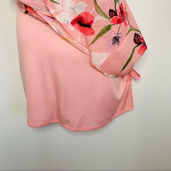 LEITH Floral Midi Skirt With Side Slit - Picture 5 of 8